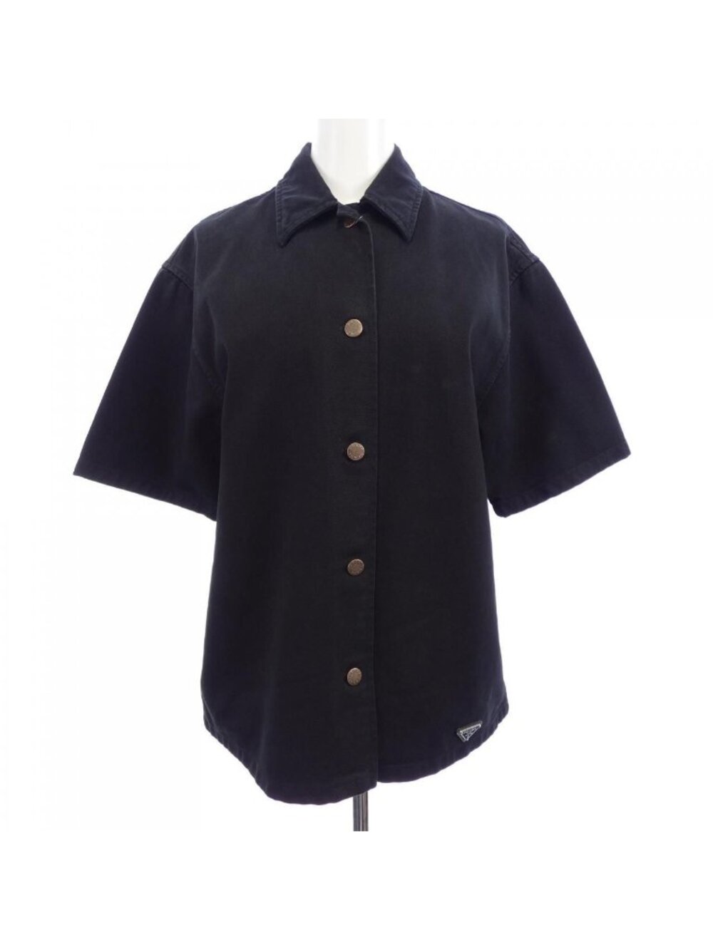 Prada Triangle Logo Denim Jacket